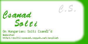 csanad solti business card